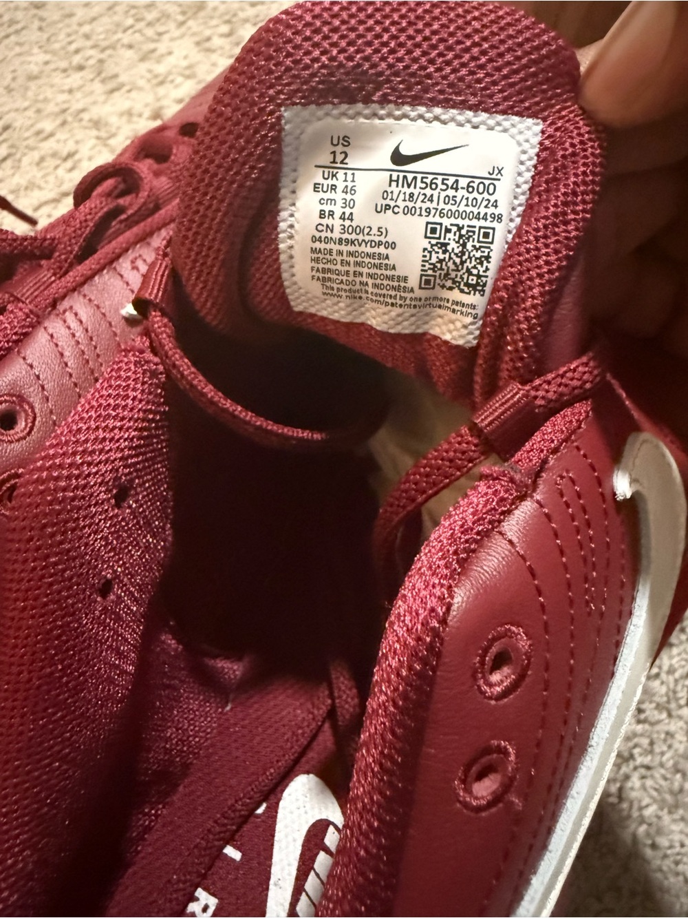 Nike Air Max Plus Team Red - Picture 6 of 7